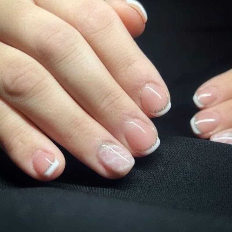ongle french Mélanie beauté